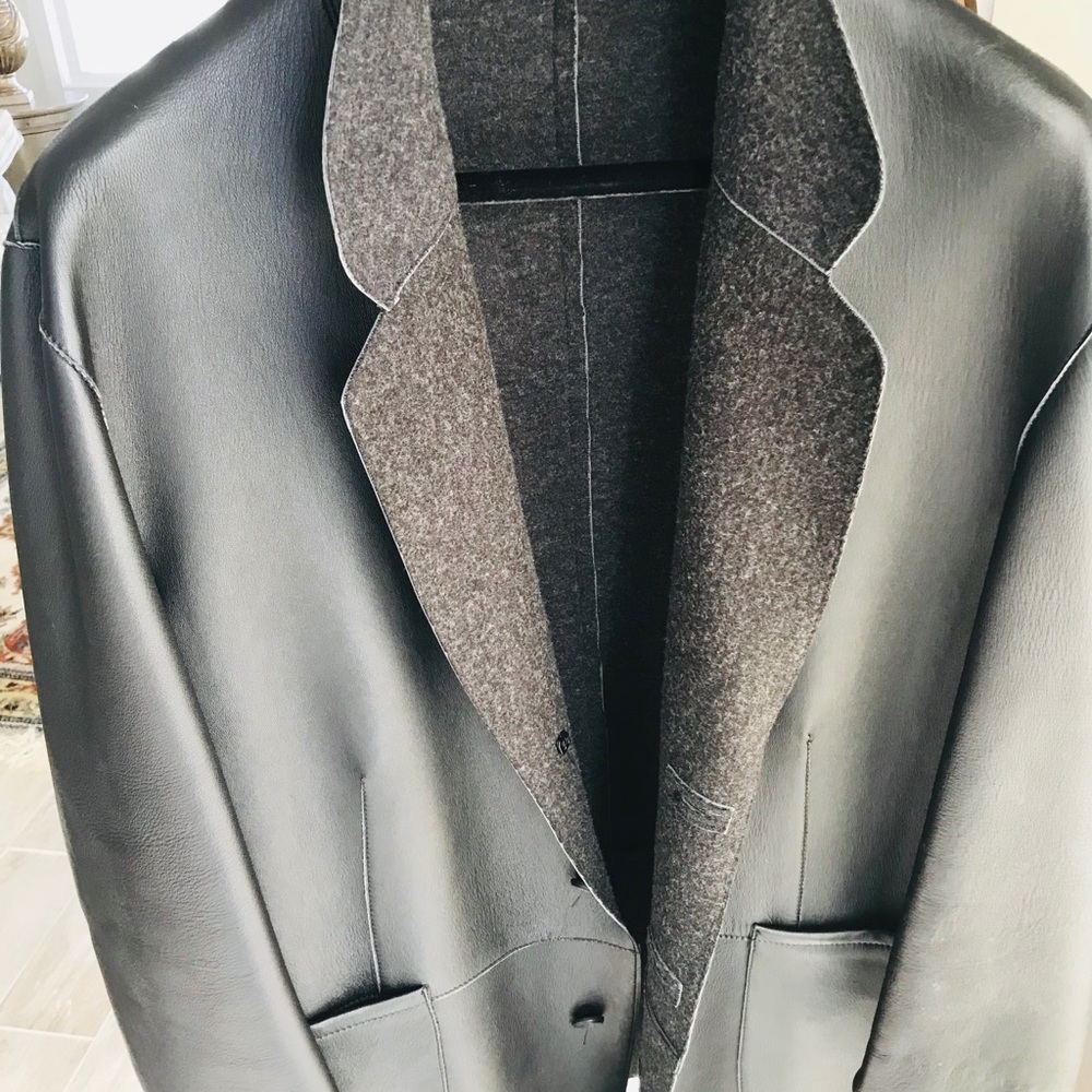 Leather Blazer